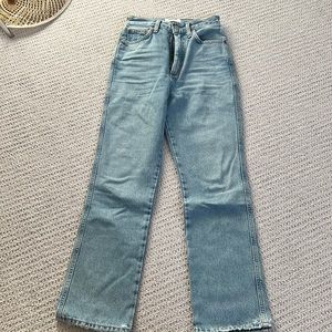 AGOLDE straight denim in pinch